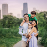 Chicago family photographer in natural light in Lincoln Park